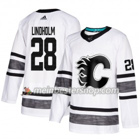 Calgary Flames Elias Lindholm 28 2019 All-Star Adidas Weiß Trikot Authentic - Herren
